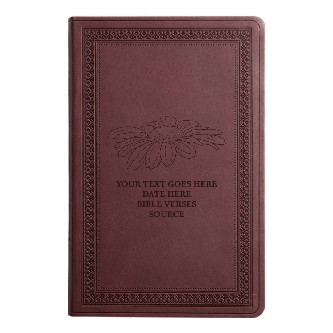 ESV Purple Plum Standard Size Holy Bible Large Print | Daisy - Shepherds Shelf