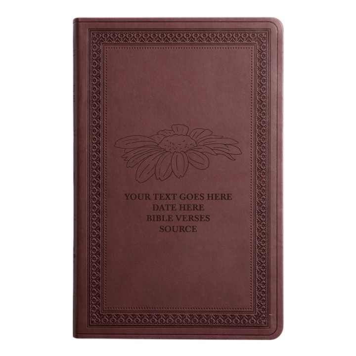 ESV Purple Plum Standard Size Holy Bible Large Print | Daisy - Shepherds Shelf