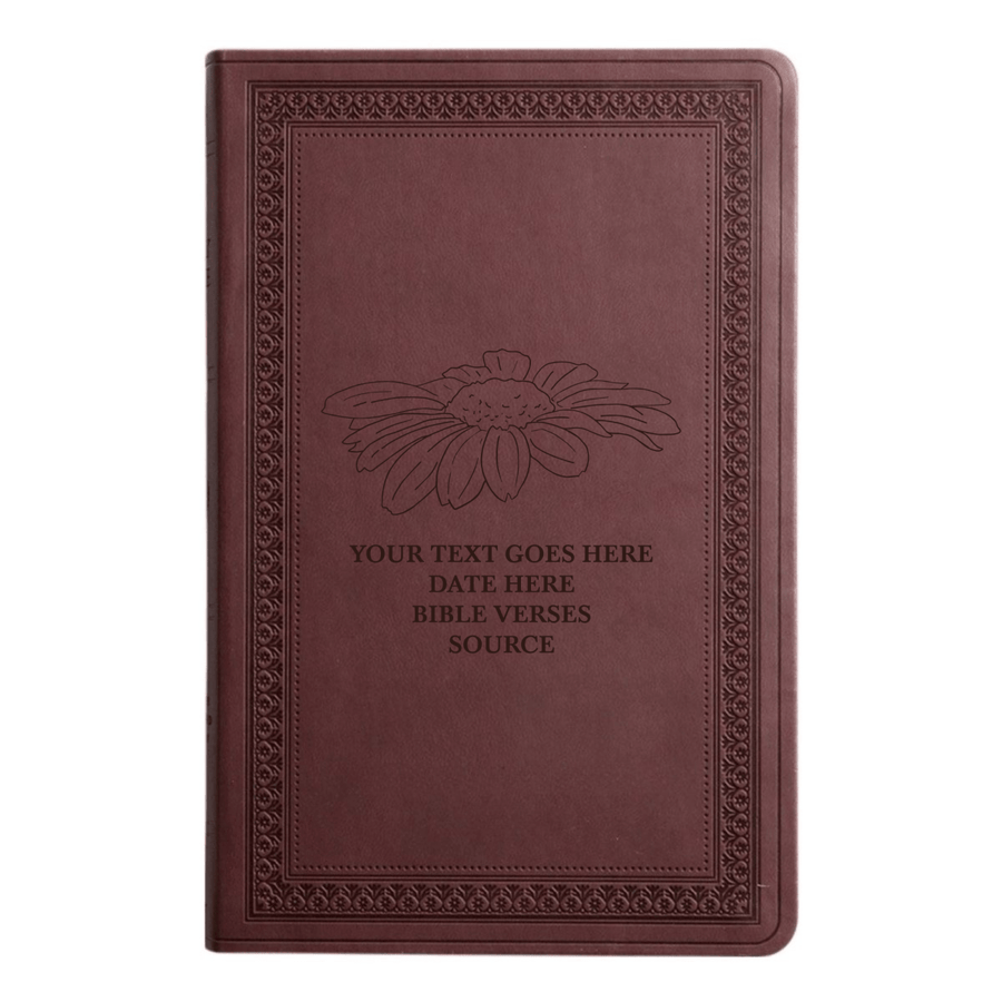 ESV Purple Plum Standard Size Holy Bible Large Print | Daisy - Shepherds Shelf