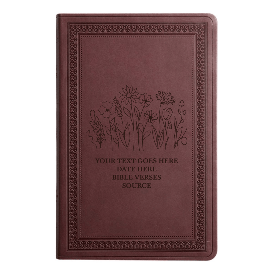 ESV Purple Plum Standard Size Holy Bible Large Print | Garden - Shepherds Shelf