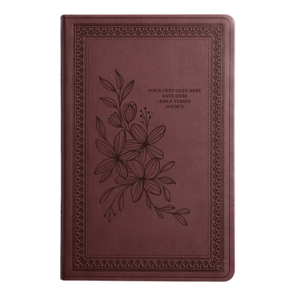 ESV Purple Plum Standard Size Holy Bible Large Print | Hyacinth