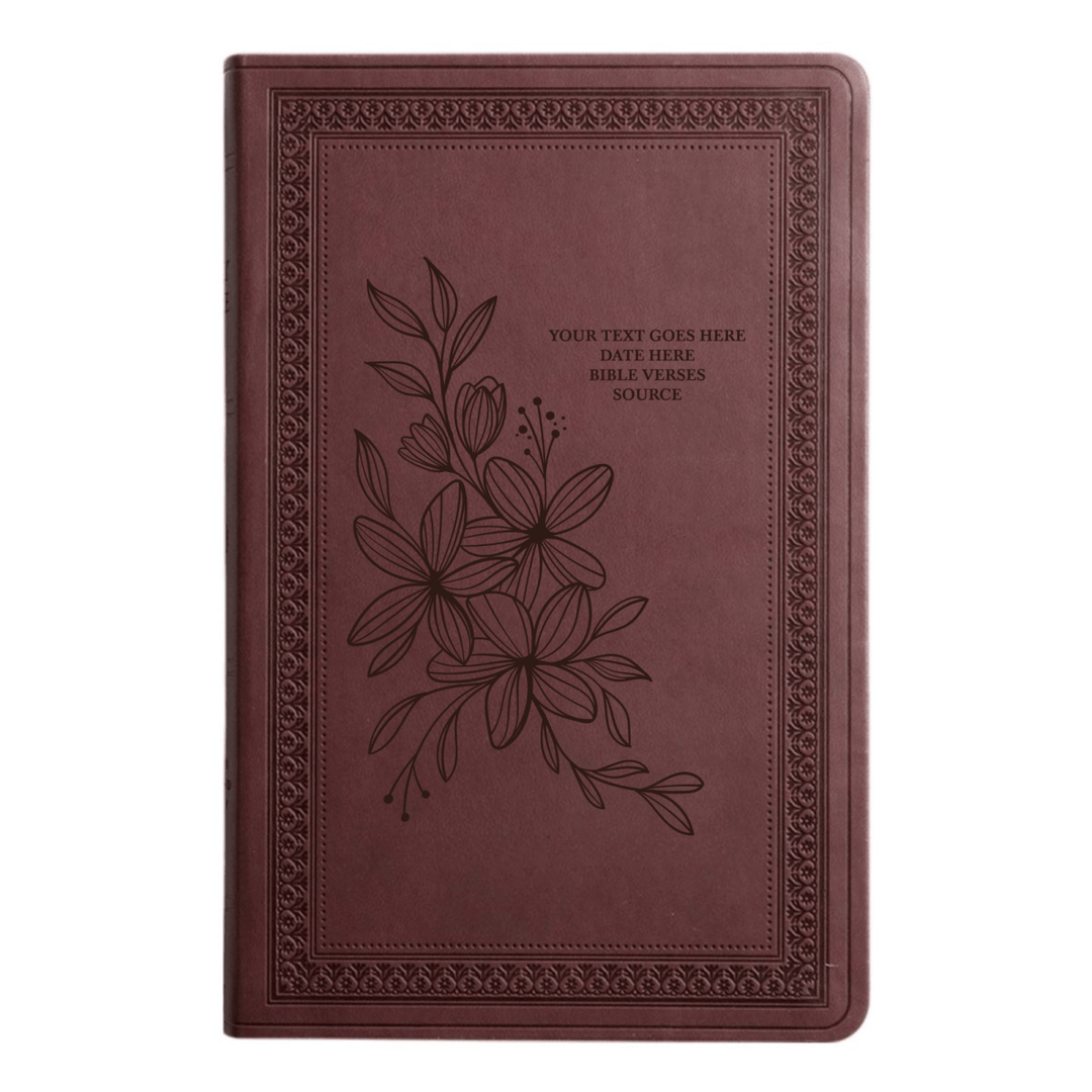 ESV Purple Plum Standard Size Holy Bible Large Print | Hyacinth - Shepherds Shelf