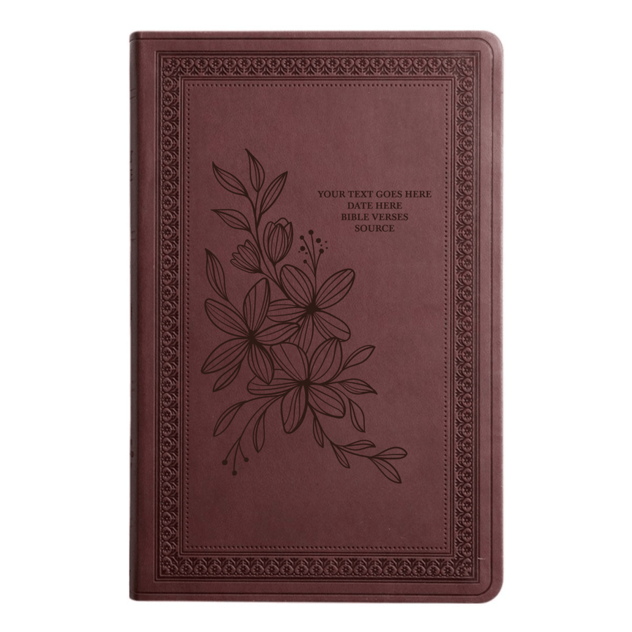 ESV Purple Plum Standard Size Holy Bible Large Print | Hyacinth - Shepherds Shelf