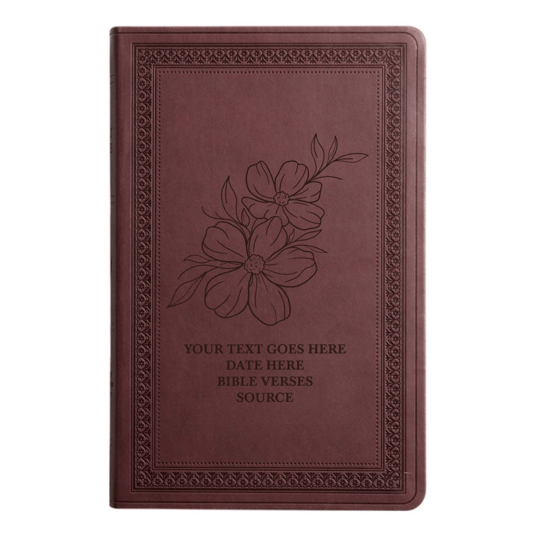 ESV Purple Plum Standard Size Holy Bible Large Print | Jasmine - Shepherds Shelf