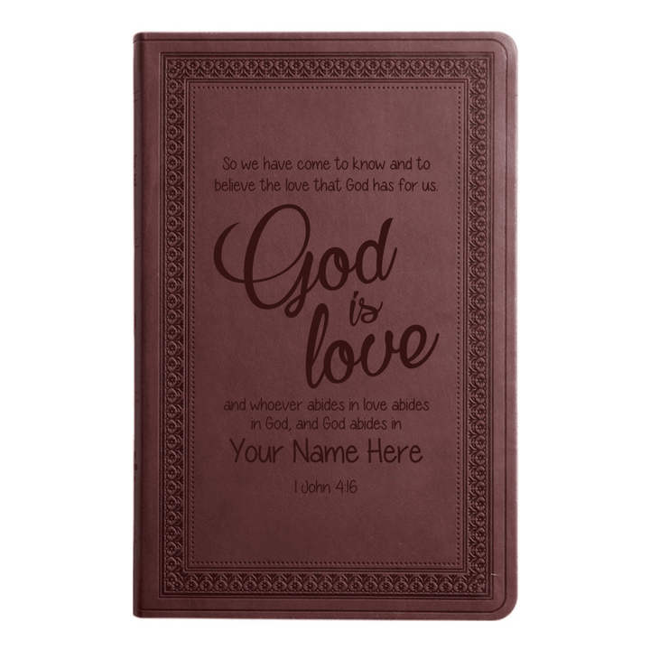 ESV Purple Plum Standard Size Holy Bible Large Print | Live - in - scripture Collection 1 - Shepherds Shelf