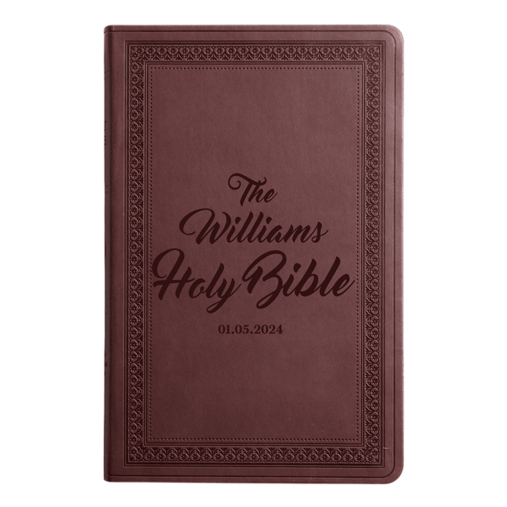 ESV Purple Plum Standard Size Holy Bible Large Print | Live - in - scripture Collection 2 - Shepherds Shelf