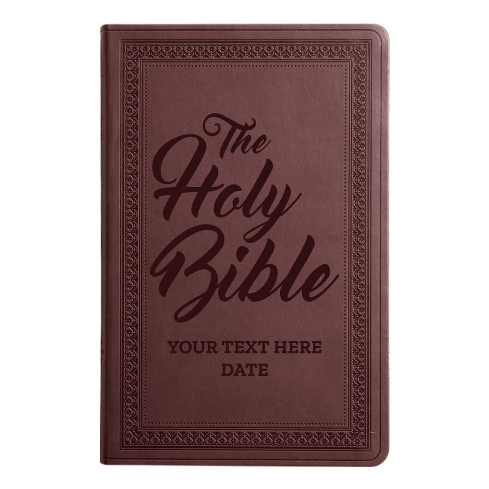 ESV Purple Plum Standard Size Holy Bible Large Print | Name
