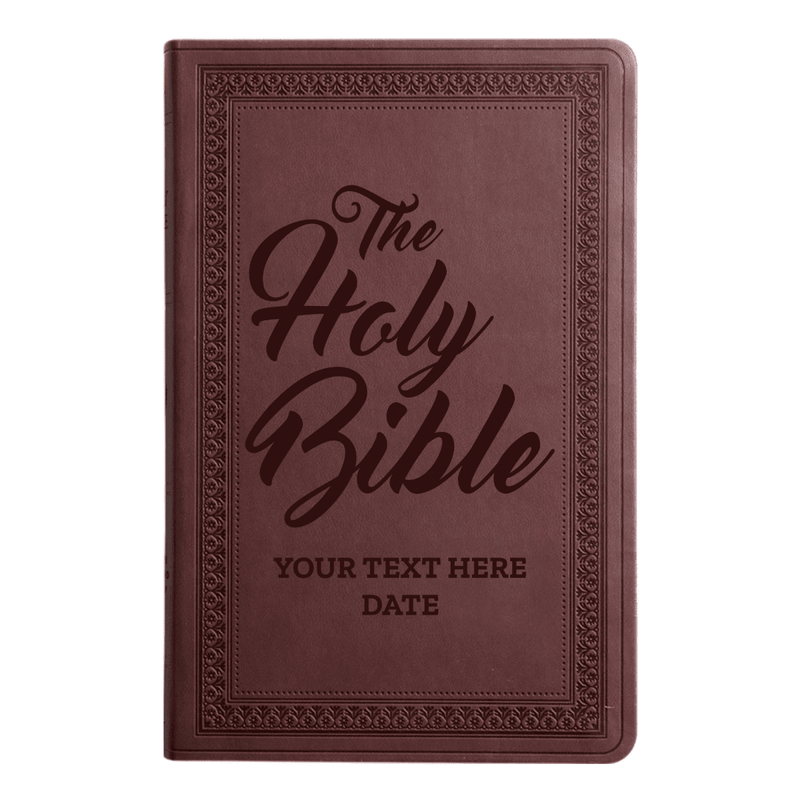 ESV Purple Plum Standard Size Holy Bible Large Print | Name