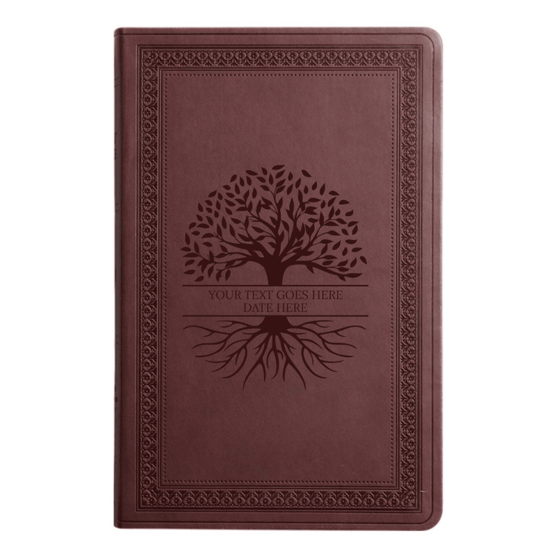 ESV Purple Plum Standard Size Holy Bible Large Print | Scripture Art Collection 1