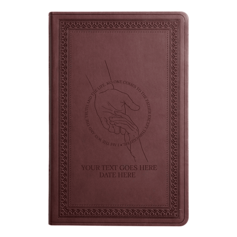 ESV Purple Plum Standard Size Holy Bible Large Print | Scripture Art Collection 1