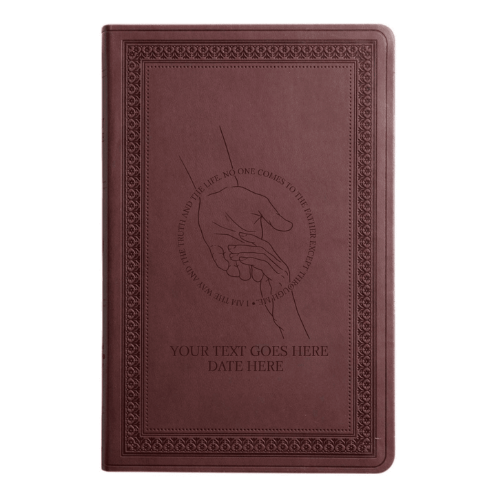 ESV Purple Plum Standard Size Holy Bible Large Print | Scripture Art Collection 1 - Shepherds Shelf