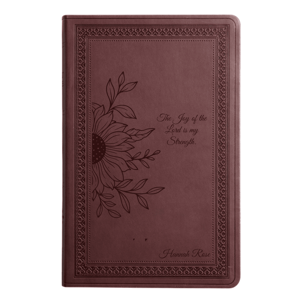ESV Purple Plum Standard Size Holy Bible Large Print | Sunflower