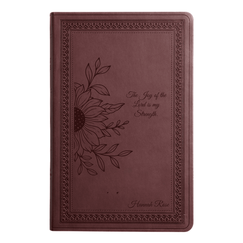 ESV Purple Plum Standard Size Holy Bible Large Print | Sunflower