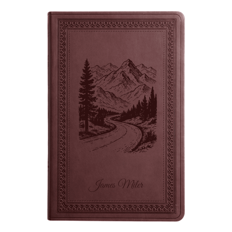 ESV Purple Plum Standard Size Holy Bible Large Print | The Highway of Holiness