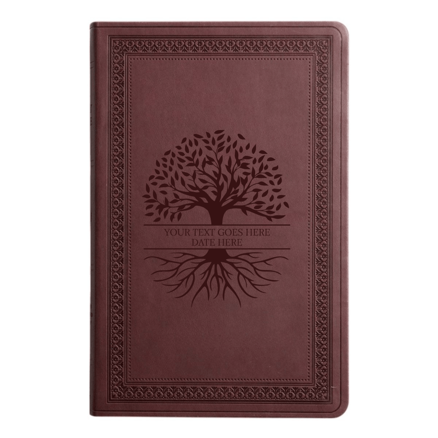 ESV Purple Plum Standard Size Holy Bible Large Print | Tree of Life - Shepherds Shelf