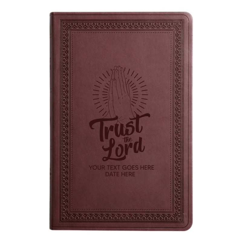 ESV Purple Plum Standard Size Holy Bible Large Print | Trust the Lord