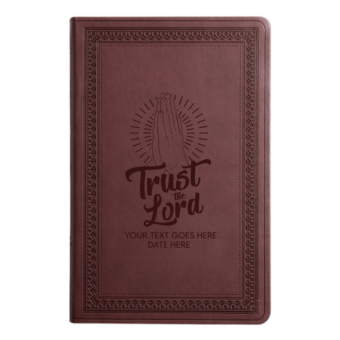 ESV Purple Plum Standard Size Holy Bible Large Print | Trust the Lord