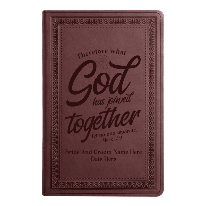 ESV Purple Plum Standard Size Holy Bible Large Print | Wedding Collection