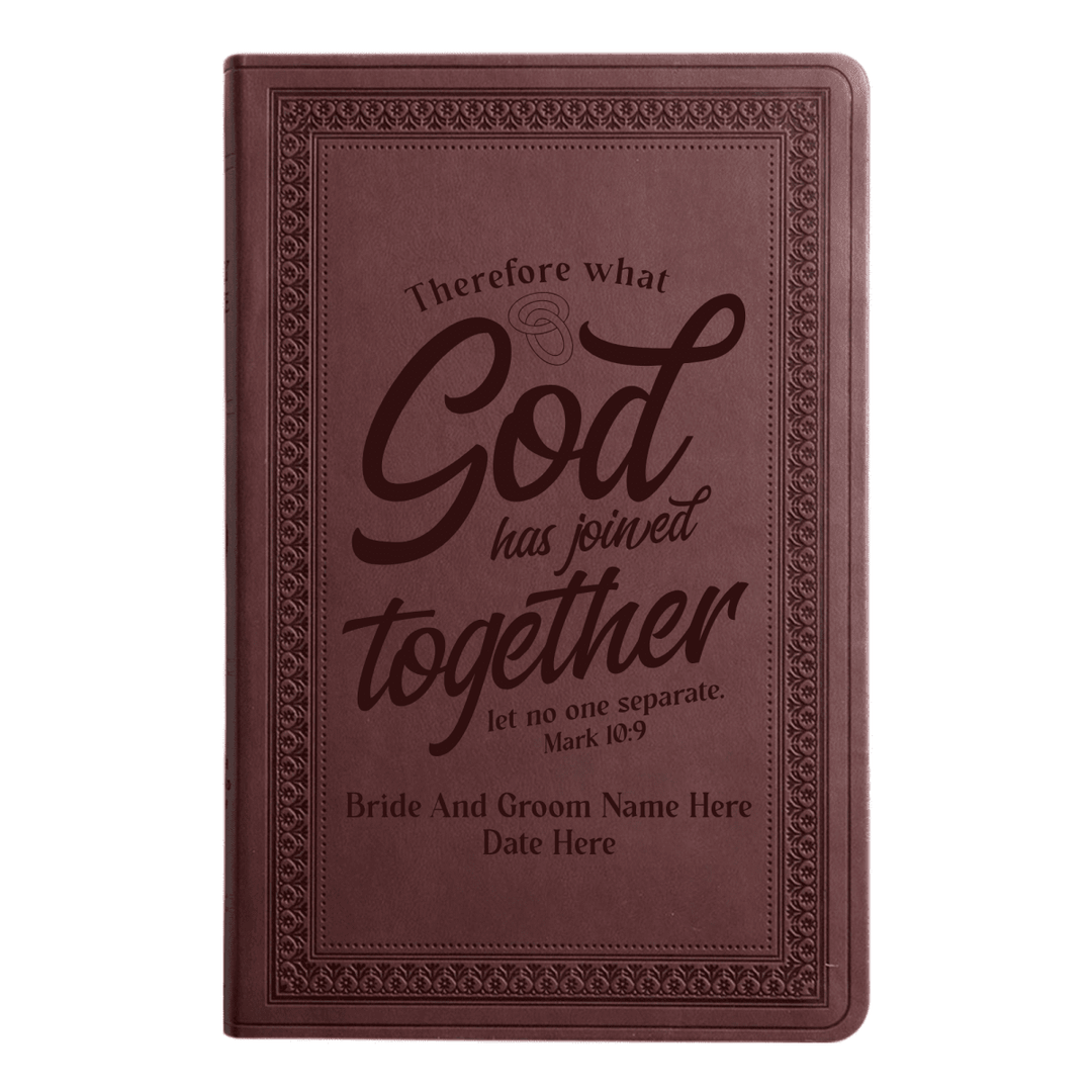 ESV Purple Plum Standard Size Holy Bible Large Print | Wedding Collection - Shepherds Shelf
