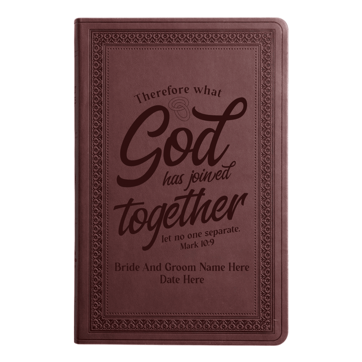 ESV Purple Plum Standard Size Holy Bible Large Print | Wedding Collection - Shepherds Shelf