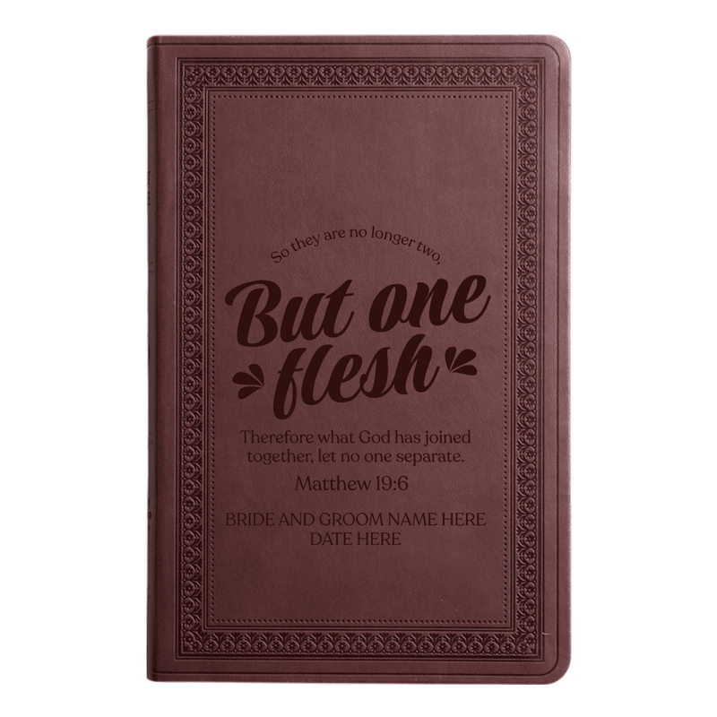 ESV Purple Plum Standard Size Holy Bible Large Print | Wedding Collection