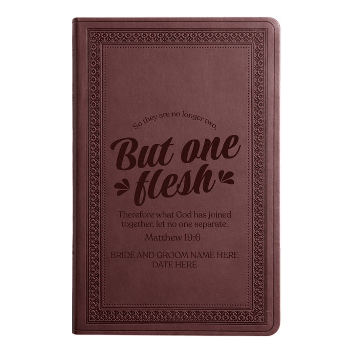 ESV Purple Plum Standard Size Holy Bible Large Print | Wedding Collection - Shepherds Shelf
