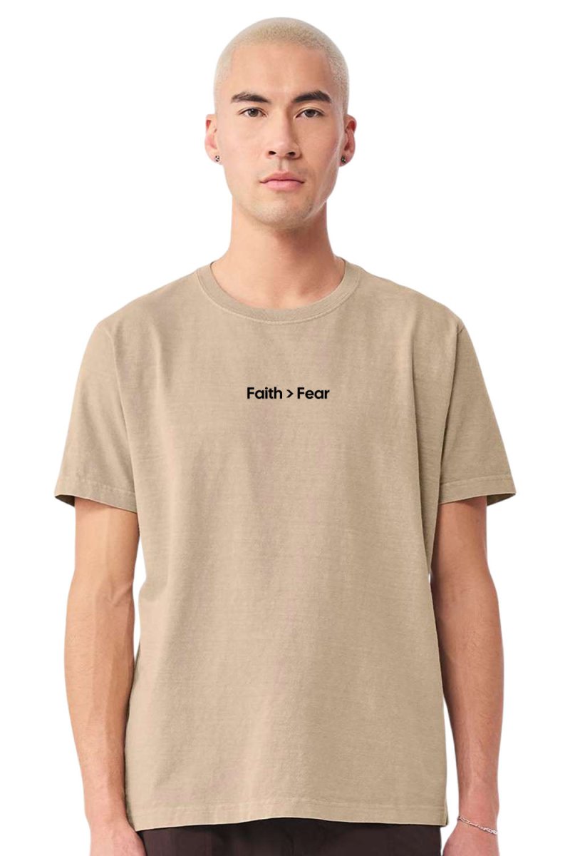 Faith > Fear Unisex Garment - Dyed Tee - Shepherds Shelf