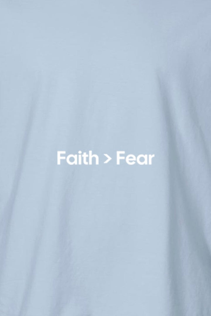 Faith > Fear Unisex Garment - Dyed Tee - Shepherds Shelf