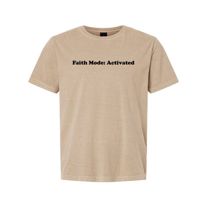 Faith Mode Activated Unisex Garment - Dyed Tee - Shepherds Shelf