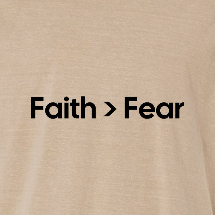 Faith Over Fear 4 Unisex Garment - Dyed Tee - Shepherds Shelf