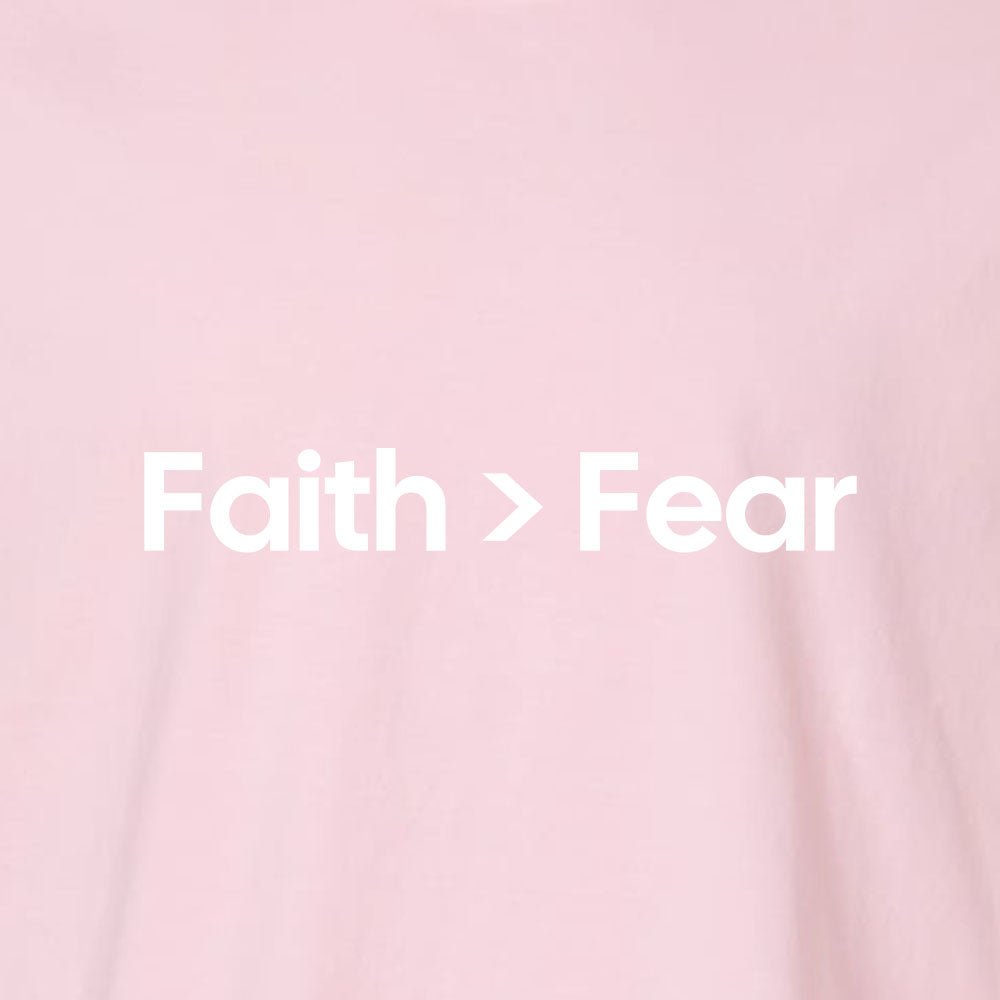 Faith Over Fear 4 Unisex Garment - Dyed Tee - Shepherds Shelf
