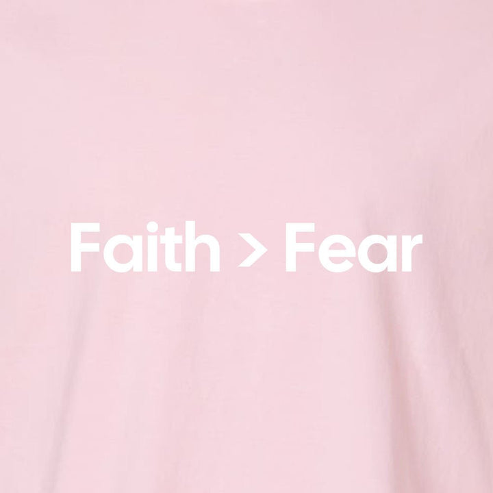 Faith Over Fear 4 Unisex Garment - Dyed Tee - Shepherds Shelf