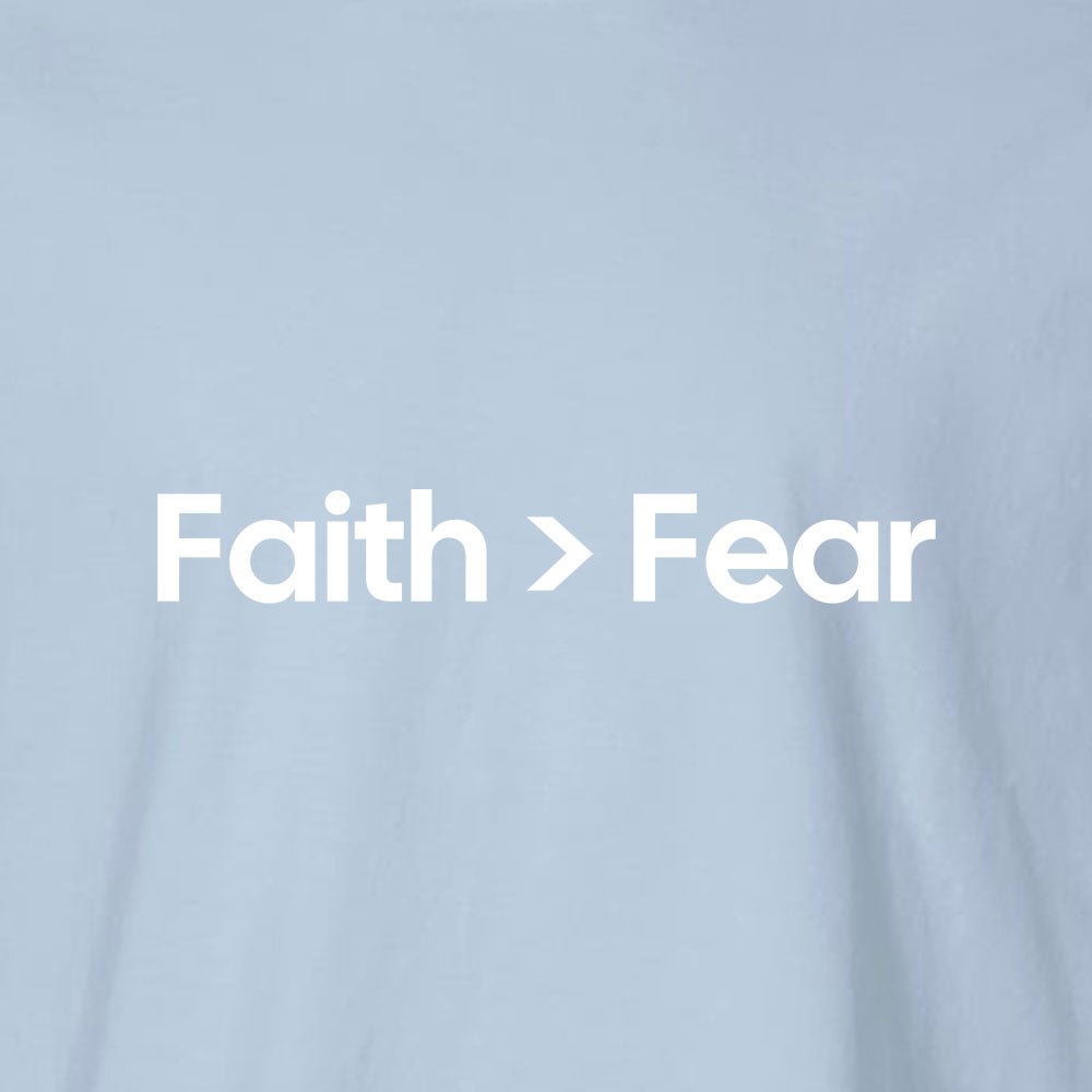 Faith Over Fear 4 Unisex Garment - Dyed Tee - Shepherds Shelf