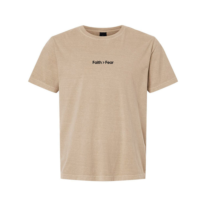 Faith Over Fear 4 Unisex Garment - Dyed Tee - Shepherds Shelf