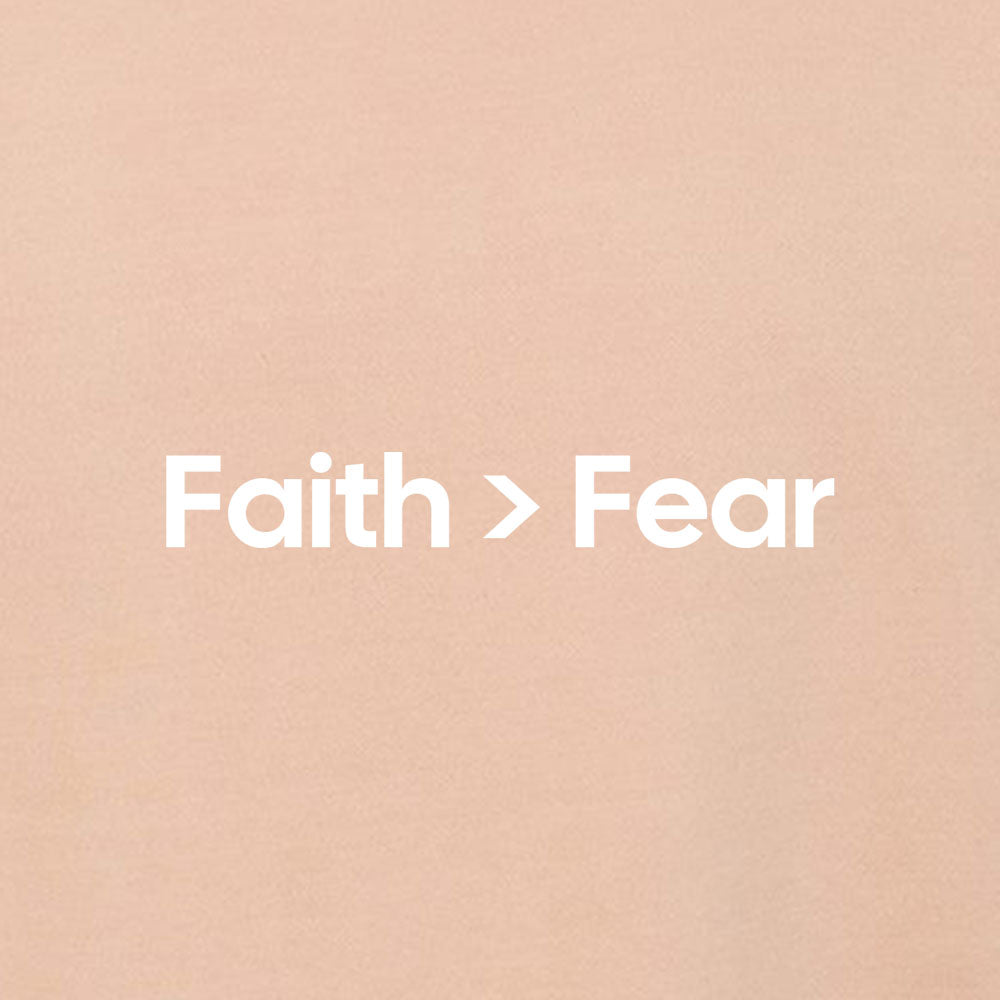 Faith Over Fear 4 Unisex Pigment - Dyed Crewneck Sweatshirt - Shepherds Shelf