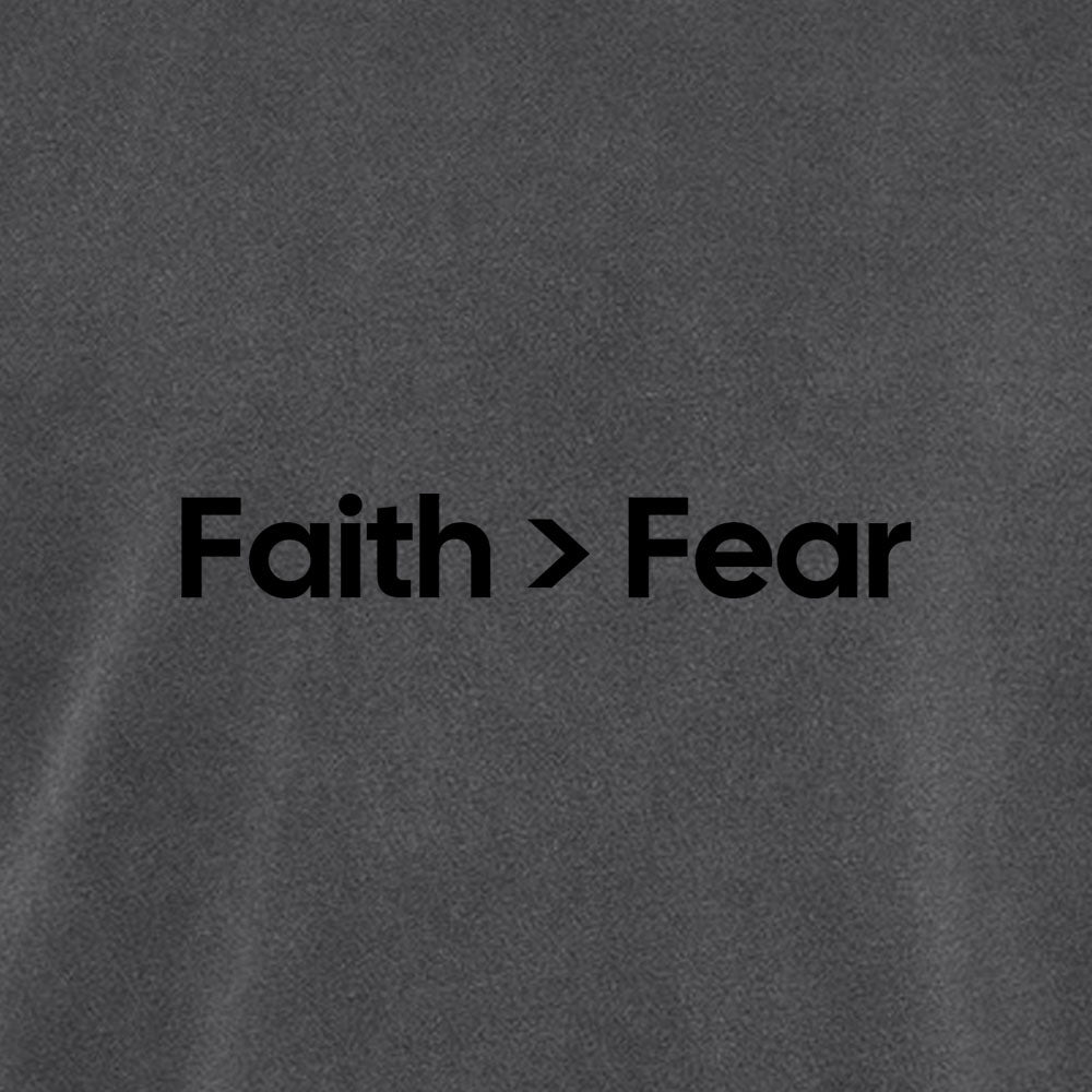 Faith Over Fear 4 Unisex Pigment - Dyed Crewneck Sweatshirt - Shepherds Shelf