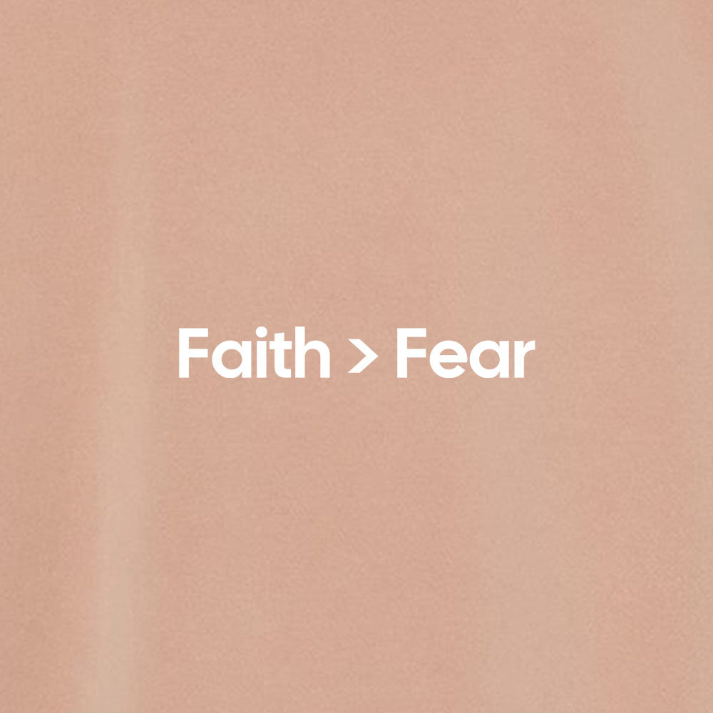 Faith Over Fear 4 Unisex Pigment - Dyed Hoodie Sweatshirt - Shepherds Shelf