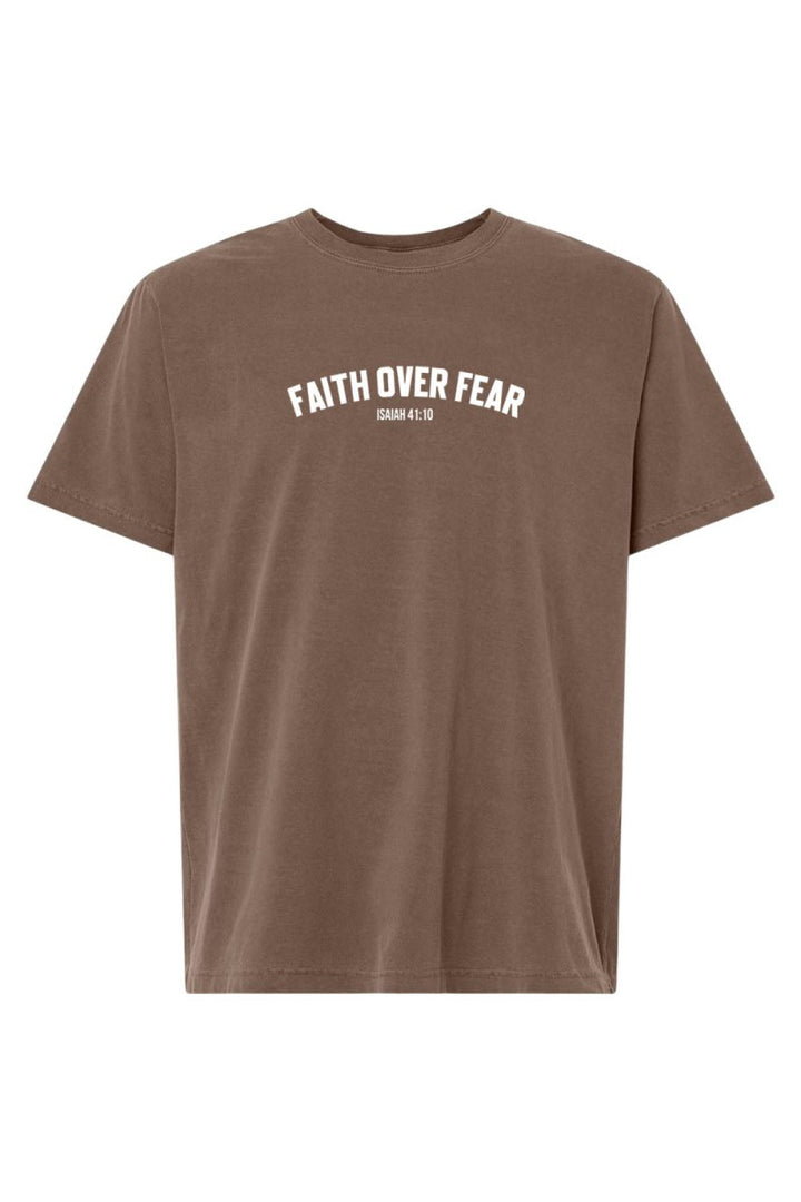 Faith Over Fear Unisex Garment - Dyed Tee - Shepherds Shelf