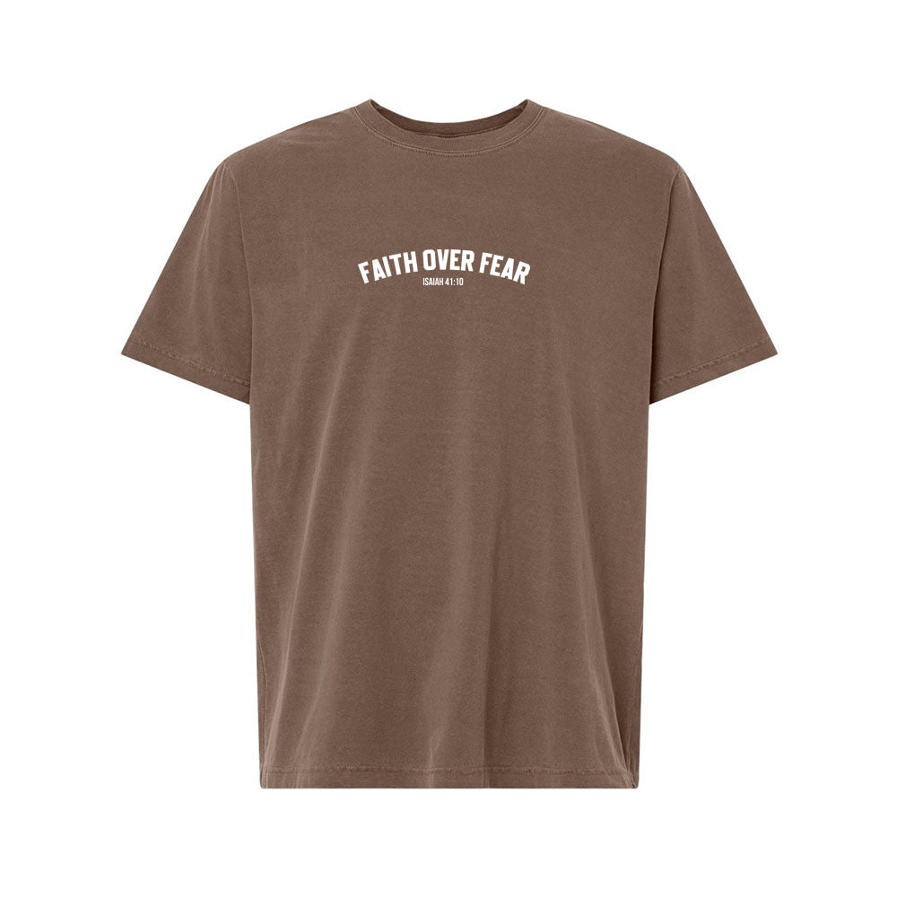 Faith Over Fear Unisex Garment - Dyed Tee - Shepherds Shelf