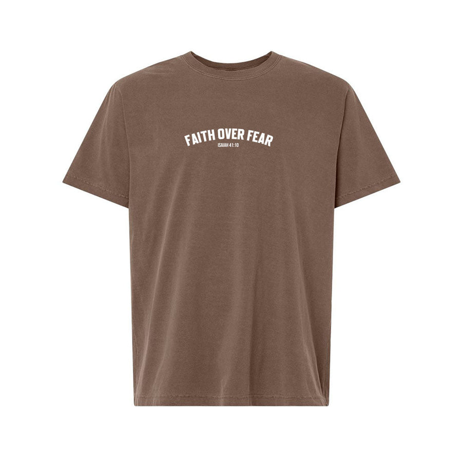 Faith Over Fear Unisex Garment - Dyed Tee - Shepherds Shelf