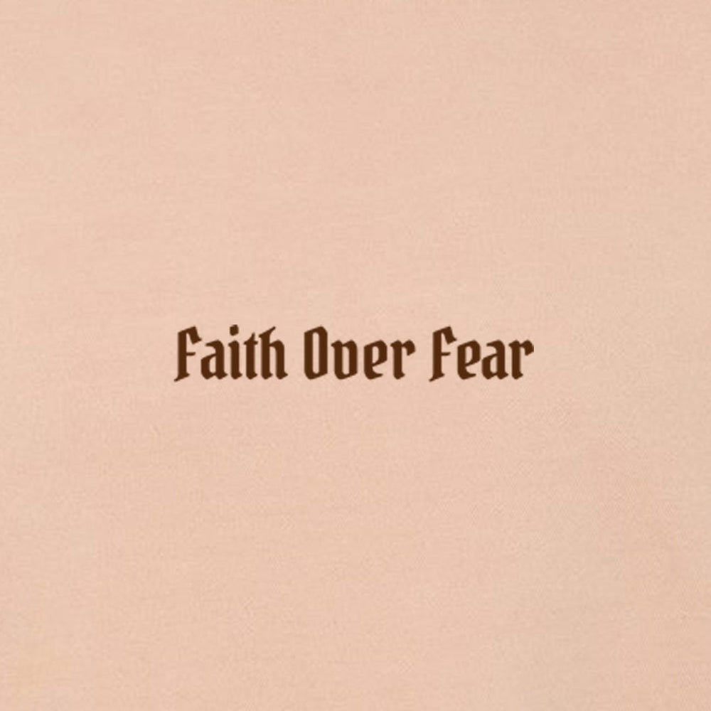 Faith Over Fear Unisex Pigment - Dyed Crewneck Sweatshirt - Shepherds Shelf