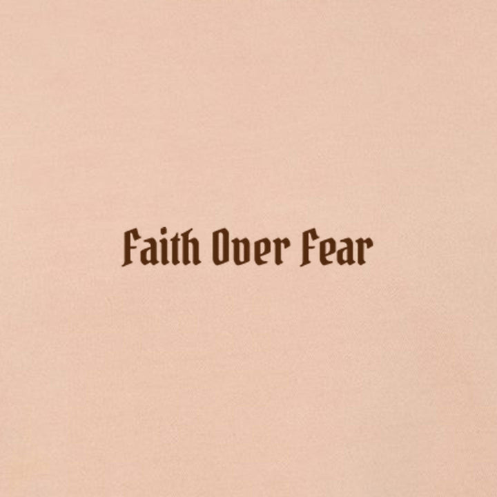Faith Over Fear Unisex Pigment - Dyed Crewneck Sweatshirt - Shepherds Shelf