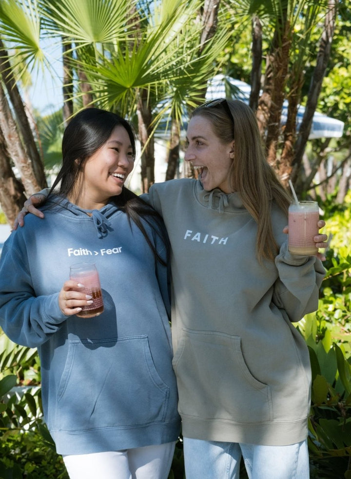 Faith Unisex Pigment - Dyed Crewneck Sweatshirt - Shepherds Shelf