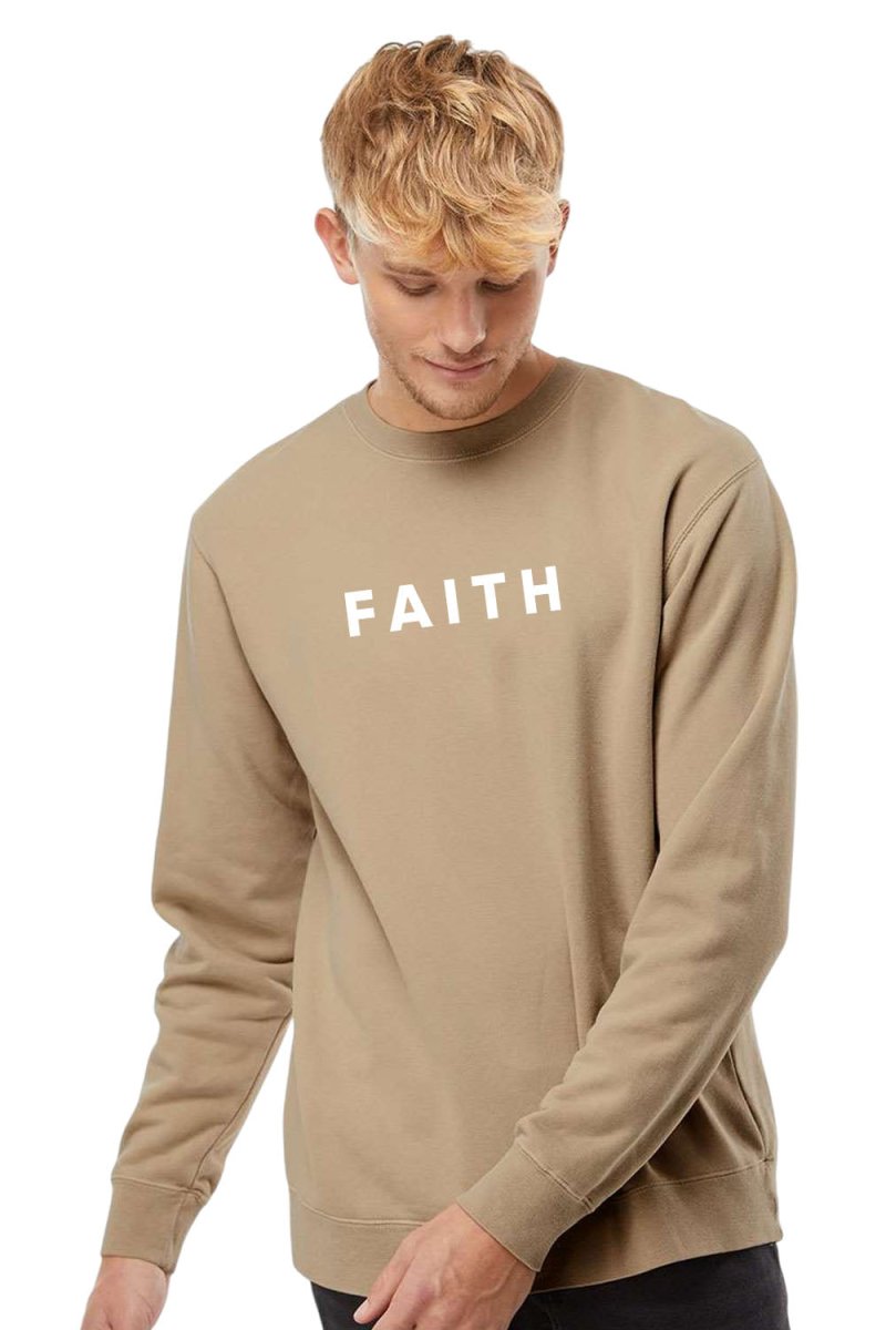 Faith Unisex Pigment - Dyed Crewneck Sweatshirt - Shepherds Shelf