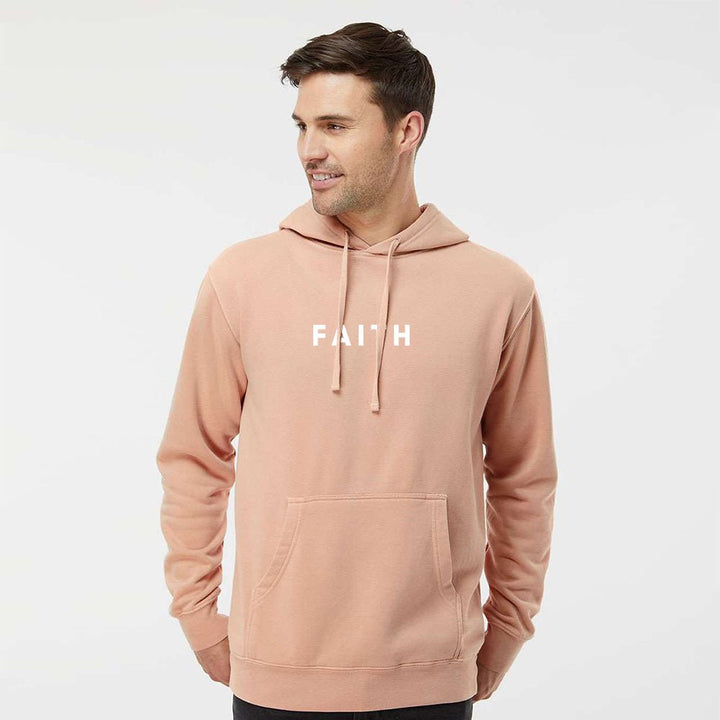 Faith Unisex Pigment - Dyed Hoodie Sweatshirt - Shepherds Shelf