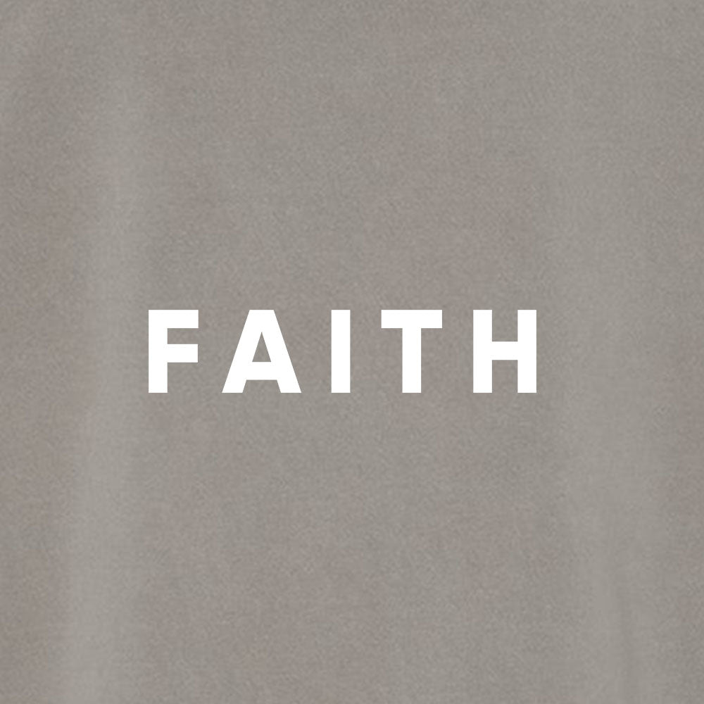 Faith Unisex Pigment - Dyed Hoodie Sweatshirt - Shepherds Shelf