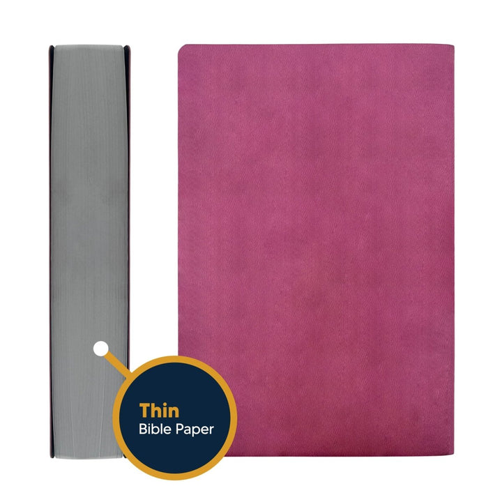 Faux Leather Pink Personalized NIV Holy Bible | Small Text - Shepherds Shelf