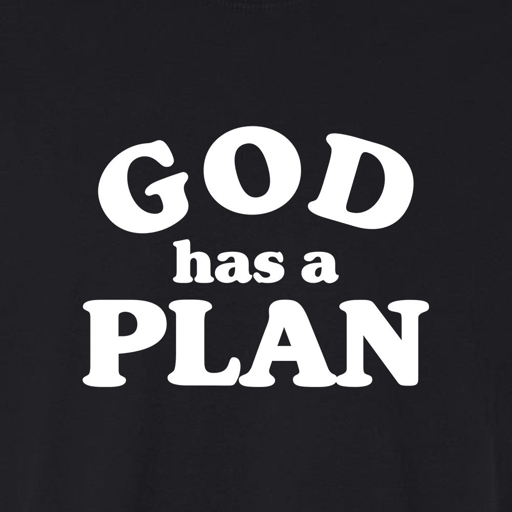 God has a Plan Unisex Garment - Dyed Tee - Shepherds Shelf