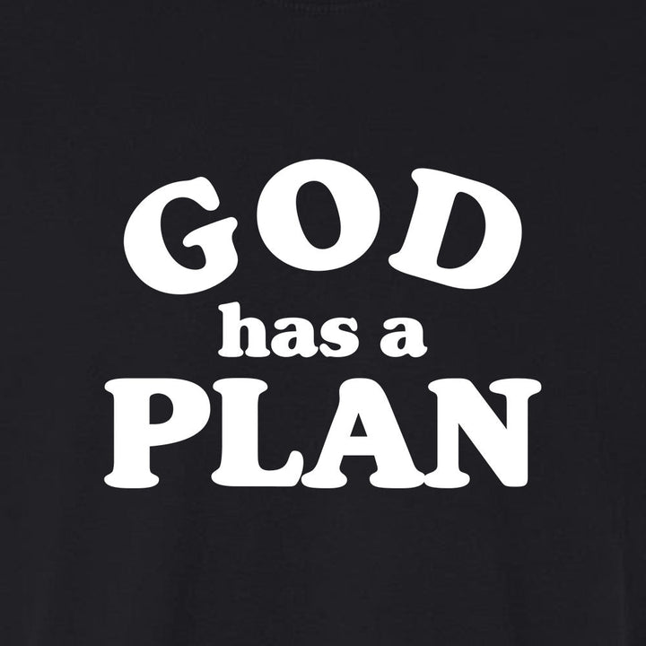 God has a Plan Unisex Garment - Dyed Tee - Shepherds Shelf