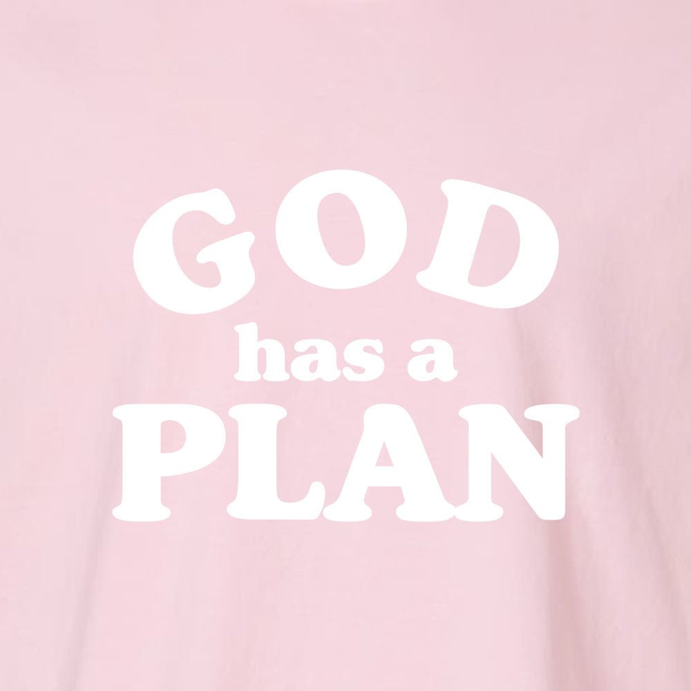 God has a Plan Unisex Garment - Dyed Tee - Shepherds Shelf